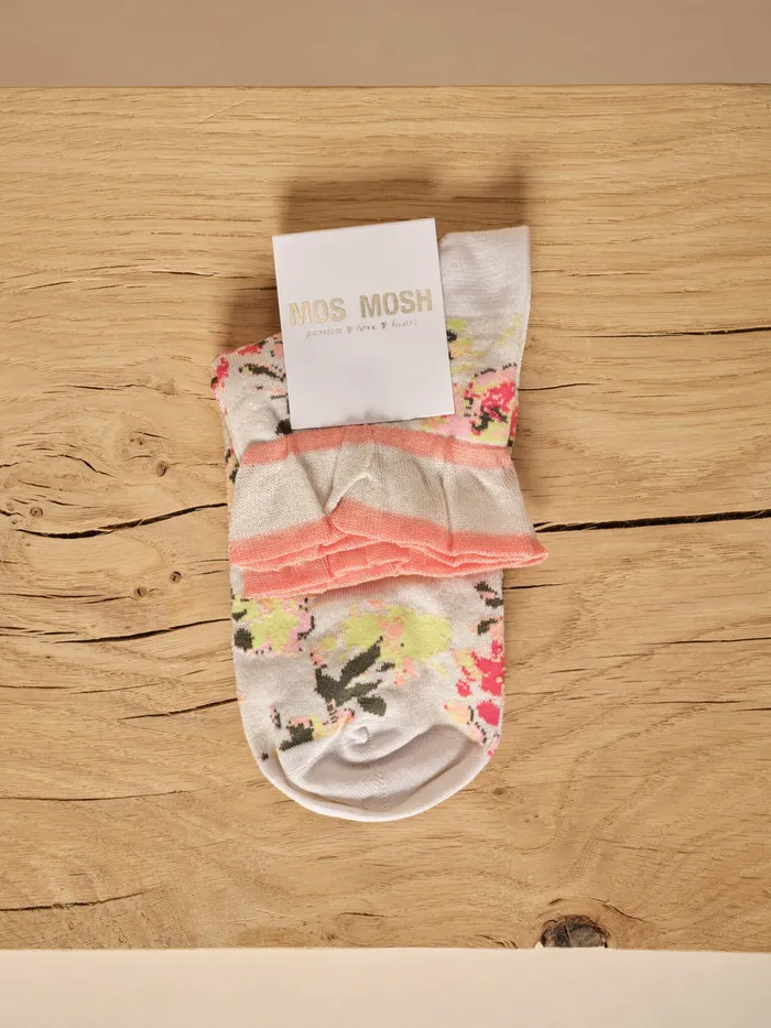 Accessories MOS MOSH Women MMLurex Socks Coral Reef