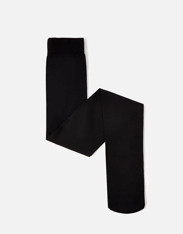 Accessorize 90 Denier Luxury Italian Tights Black Black Women Socks and Tights
