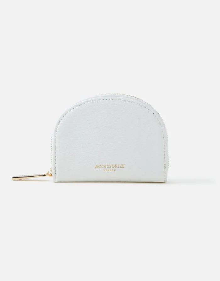 Accessorize Crescent Purse White White Women Purses and Wallets
