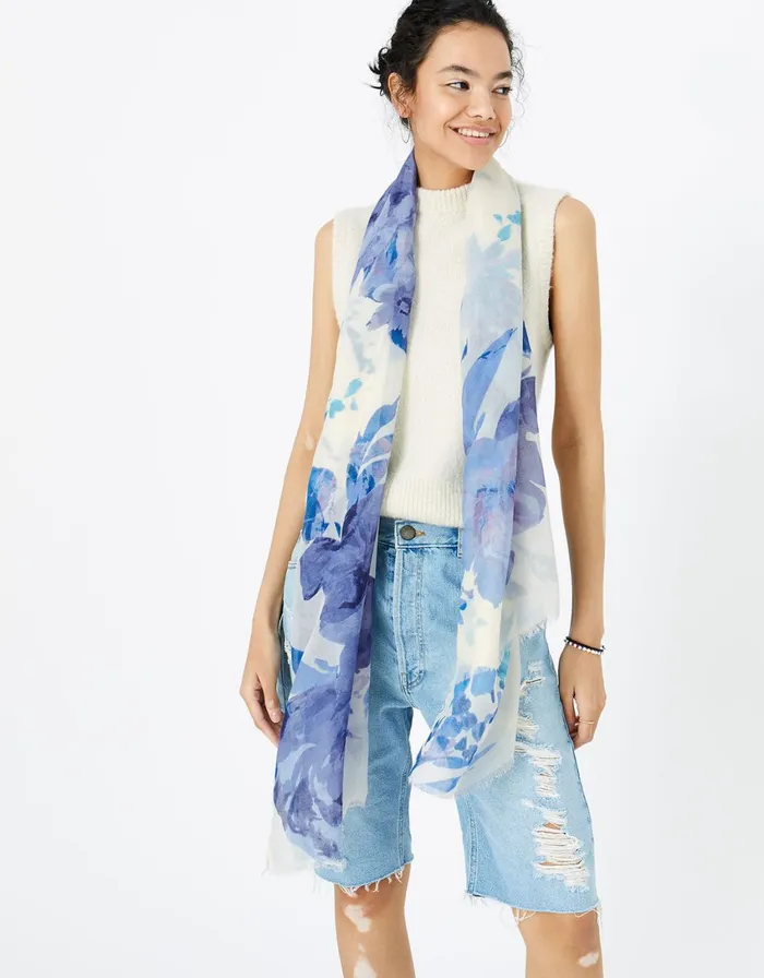 Accessorize Erica Floral Print Scarf Women Scarves