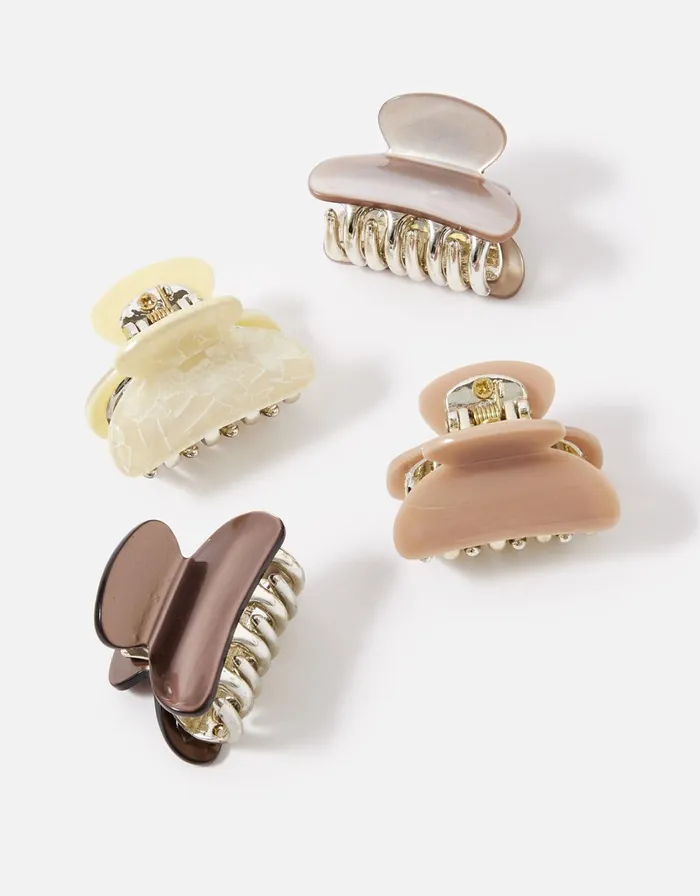 Accessorize Mini Claw Clip Multipack Women Hair Accessories