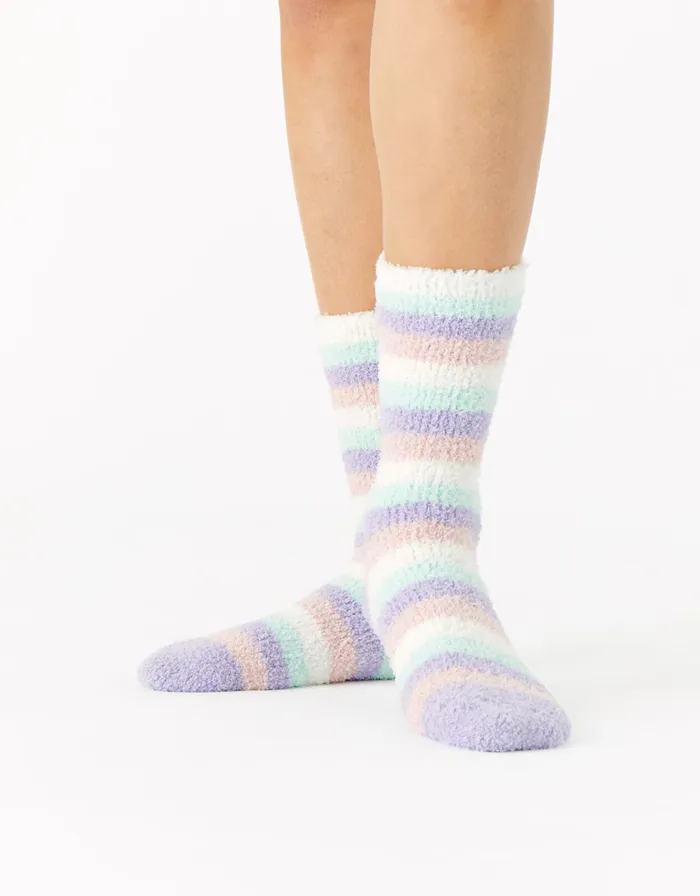Accessorize Stripe Cosy Socks Women Socks and Tights