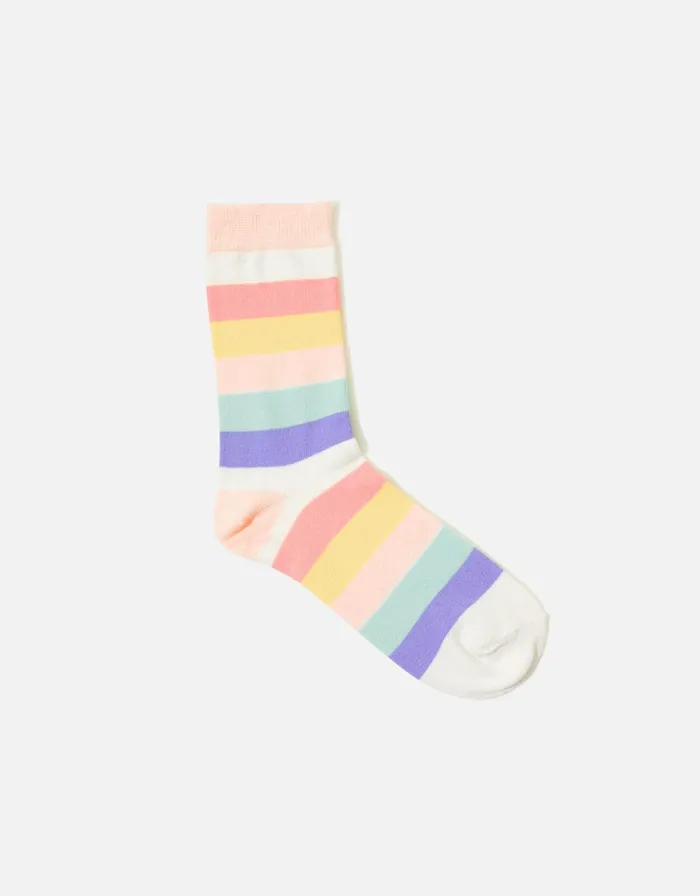 Accessorize Wide Stripe Socks Women Socks and Tights