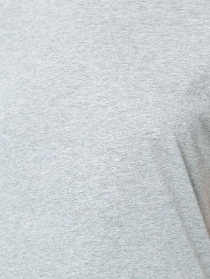 Adam Lippes Pima Cotton TShirts Short Sleeve Crewneck TShirt In Pima Cotton Heather Grey 8211 Women