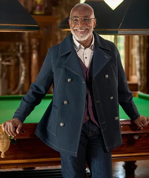 Apparel Denim Styles Joebrowns Border Pea Coat Navy Apparel Denim Styles Joebrowns Border Pea Coat Navy
