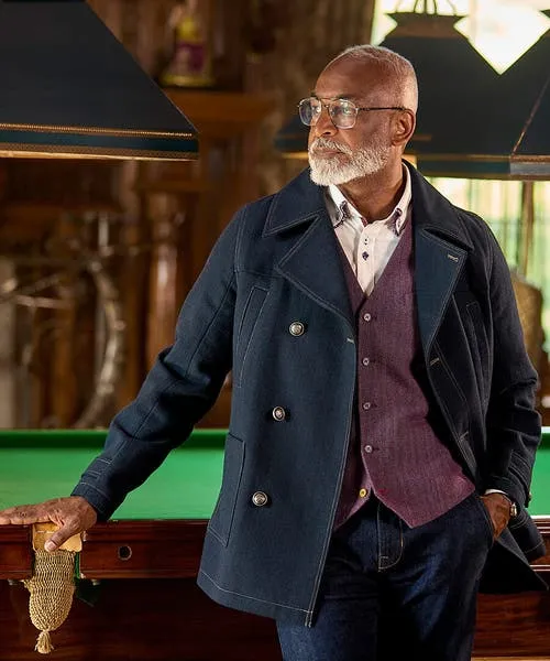 Apparel Denim Styles Joebrowns Border Pea Coat Navy Apparel Denim Styles Joebrowns Border Pea Coat Navy