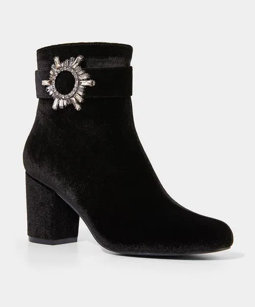 Apparel Shoes Sandals and Boots Joebrowns The Night Is Yours Velvet Boots Black Apparel Shoes Sandals and Boots Joebrowns The Night Is Yours Velvet Boots Black