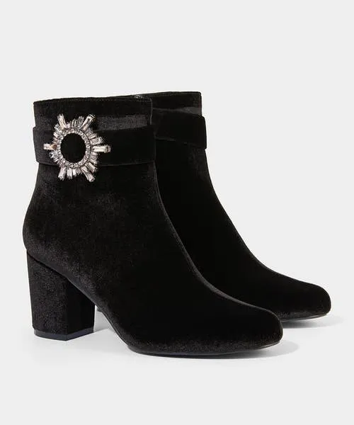 Apparel Shoes Sandals and Boots Joebrowns The Night Is Yours Velvet Boots Black Apparel Shoes Sandals and Boots Joebrowns The Night Is Yours Velvet Boots Black