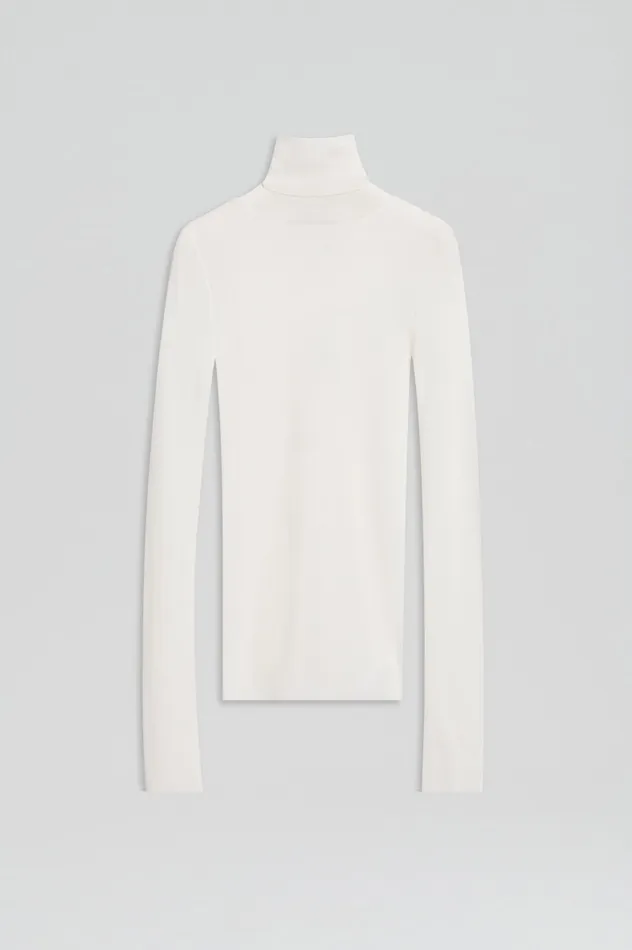 Babywool Women BABYWOOL POLO IVORY ALL Scanlan Theodore Babywool Women BABYWOOL POLO IVORY ALL Scanlan Theodore