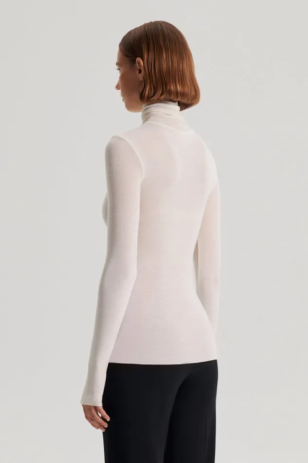 Babywool Women BABYWOOL POLO IVORY ALL Scanlan Theodore Babywool Women BABYWOOL POLO IVORY ALL Scanlan Theodore