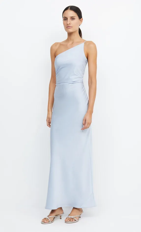 Bec Bridge Prom Dresses Women ETERNITY ASYM MAXI DRESS 8211 DUSTY BLUE