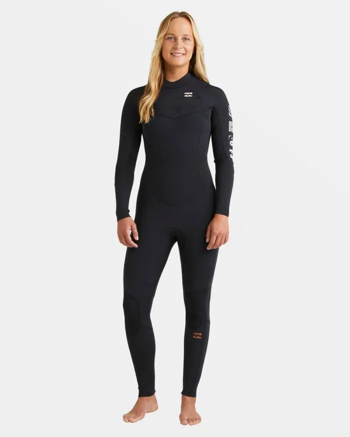 Billabong Fullsuits 43mm Synergy Natural Upcycler Chest Zip GBS Wetsuit Night Fall 8211 Women