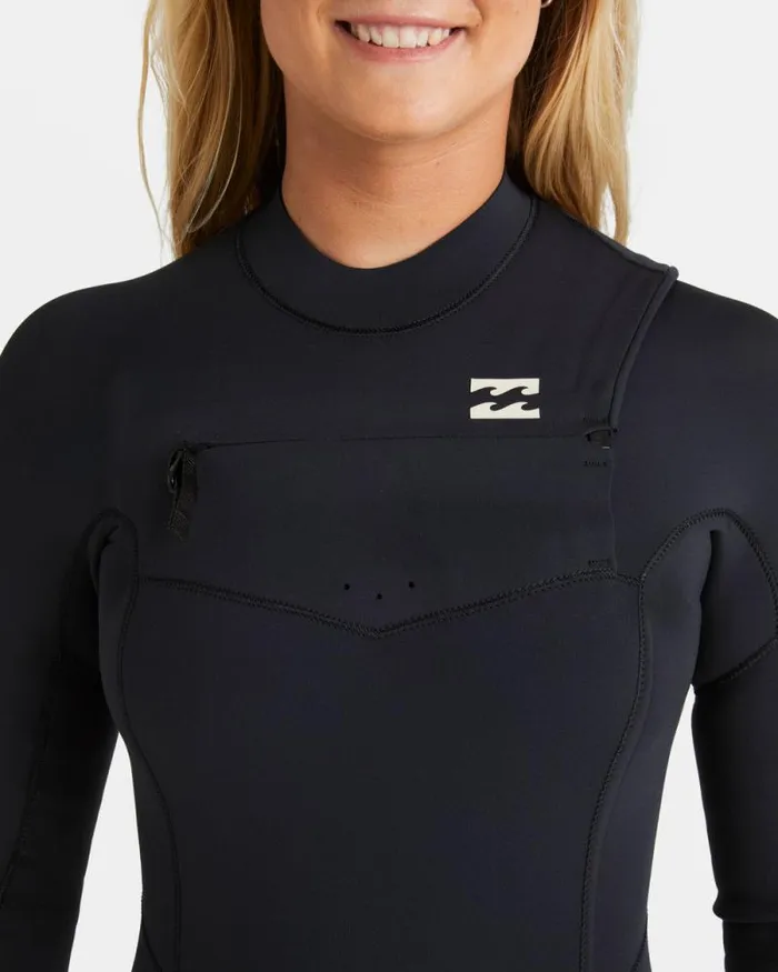 Billabong Fullsuits 43mm Synergy Natural Upcycler Chest Zip GBS Wetsuit Night Fall 8211 Women