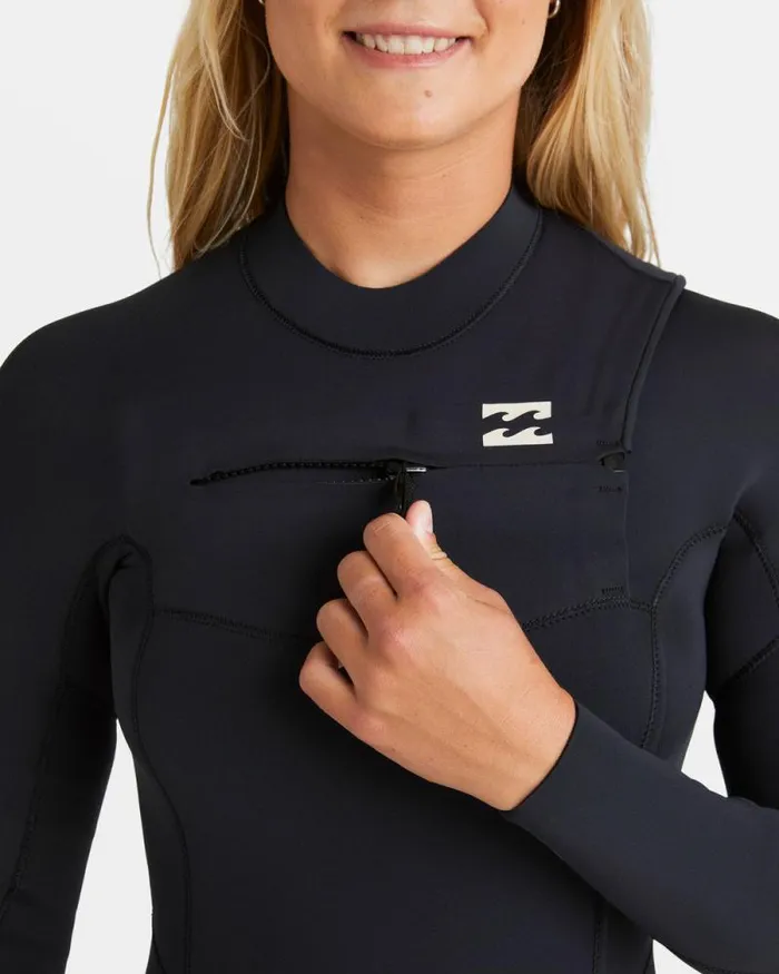 Billabong Fullsuits 43mm Synergy Natural Upcycler Chest Zip GBS Wetsuit Night Fall 8211 Women
