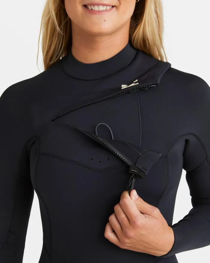 Billabong Fullsuits 43mm Synergy Natural Upcycler Chest Zip GBS Wetsuit Night Fall 8211 Women