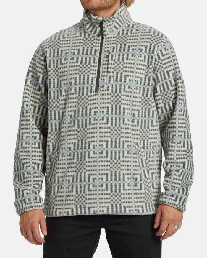 Billabong Hoodies and Fleece Boundary Polar Fleece Half Zip Pullover Chino 8211 Men