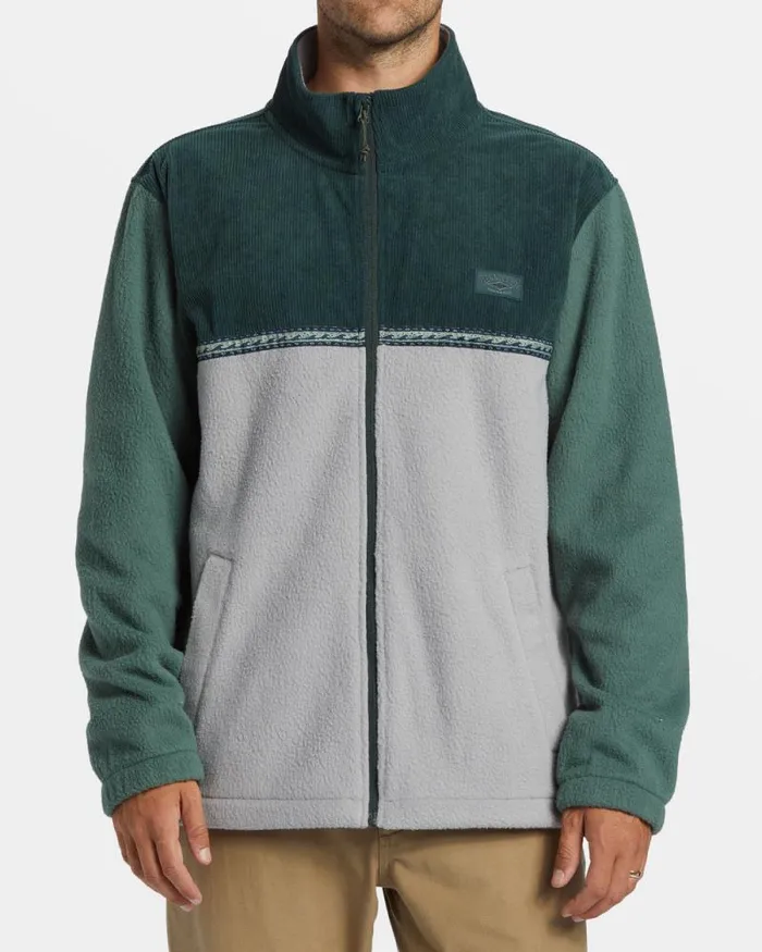 Billabong Hoodies and Fleece Boundary Trail Polar Fleece Full Zip Pullover Forest Green 8211 Men