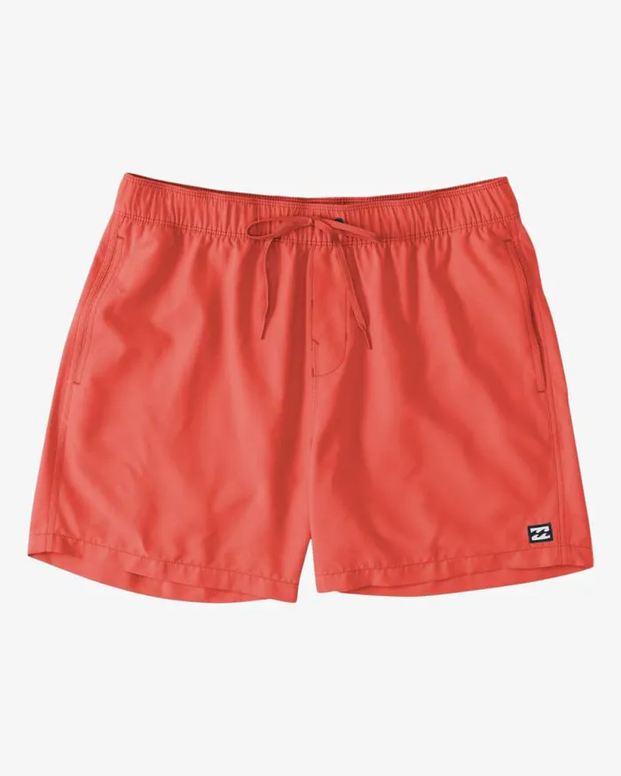 Billabong Layback Boardshorts All Day Layback 16034 Swim Trunks Coral 8211 Men