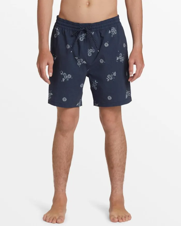 Billabong Short Length 16034 8211 175034 Sundays Layback 17034 Swim Trunks Denim Blue 8211 Men Billabong Short Length 16034 8211 175034 Sundays Layback 17034 Swim Trunks Denim Blue 8211 Men