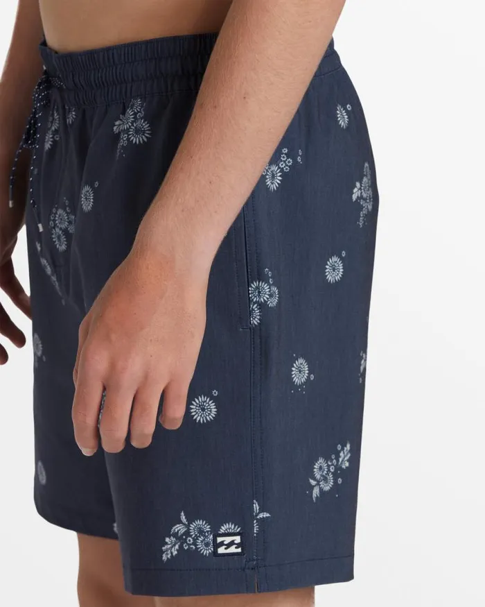 Billabong Short Length 16034 8211 175034 Sundays Layback 17034 Swim Trunks Denim Blue 8211 Men Billabong Short Length 16034 8211 175034 Sundays Layback 17034 Swim Trunks Denim Blue 8211 Men