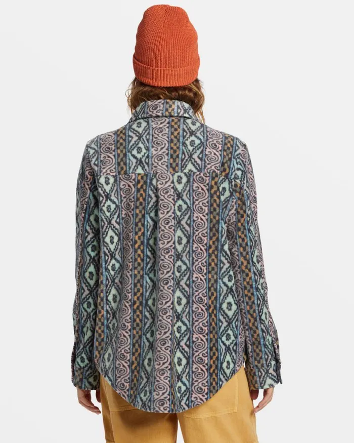 Billabong Sweatshirts and Fleece Forge Fleece Flannel Jacket Dusty Peach 8211 Women Billabong Sweatshirts and Fleece Forge Fleece Flannel Jacket Dusty Peach 8211 Women