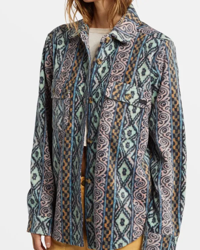 Billabong Sweatshirts and Fleece Forge Fleece Flannel Jacket Dusty Peach 8211 Women Billabong Sweatshirts and Fleece Forge Fleece Flannel Jacket Dusty Peach 8211 Women