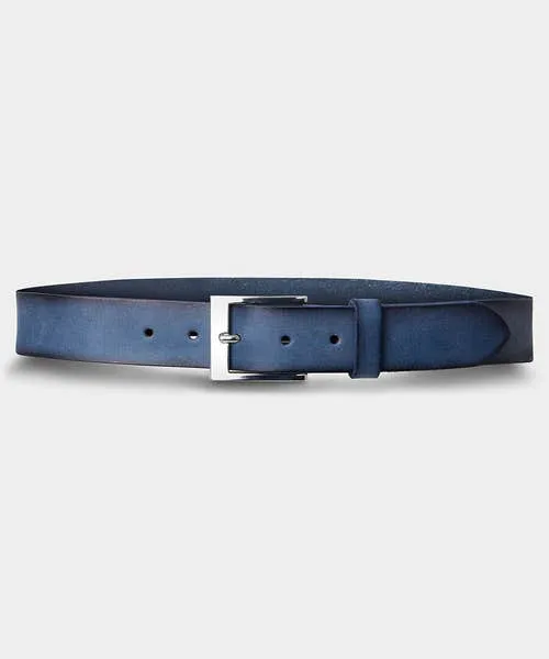 Blue Wash Men8217s Leather Belt Washed Blue Apparel Accessories and Jewellery Joebrowns Blue Wash Men8217s Leather Belt Washed Blue Apparel Accessories and Jewellery Joebrowns
