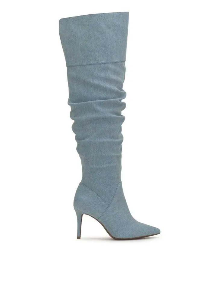 Boots and Booties Shoes Jessica Simpson Anitah Over The Knee Boot In Denim