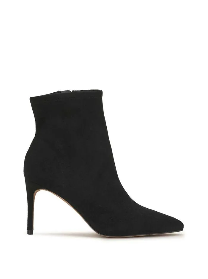 Boots and Booties Shoes Jessica Simpson Semaja Pointed Toe Bootie In Black Suede