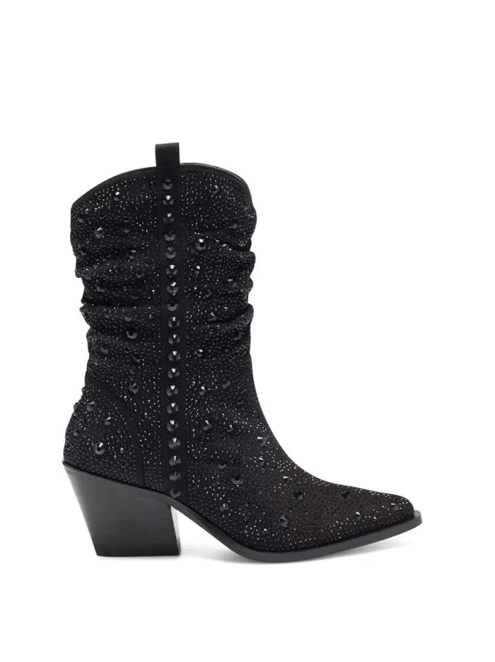 Boots and Booties Shoes Jessica Simpson Zellya Western Bootie In Black