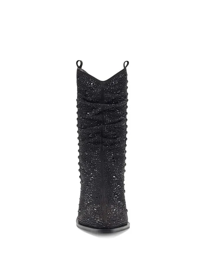 Boots and Booties Shoes Jessica Simpson Zellya Western Bootie In Black