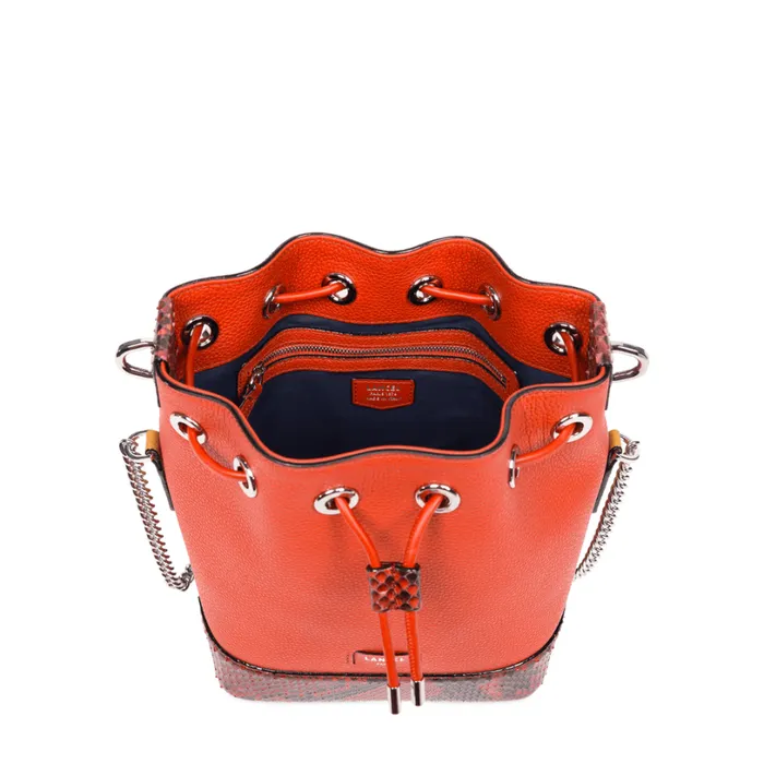 Bucket Bag Multico Carmine Women Lancel Bucket Bags Bucket Bag Multico Carmine Women Lancel Bucket Bags