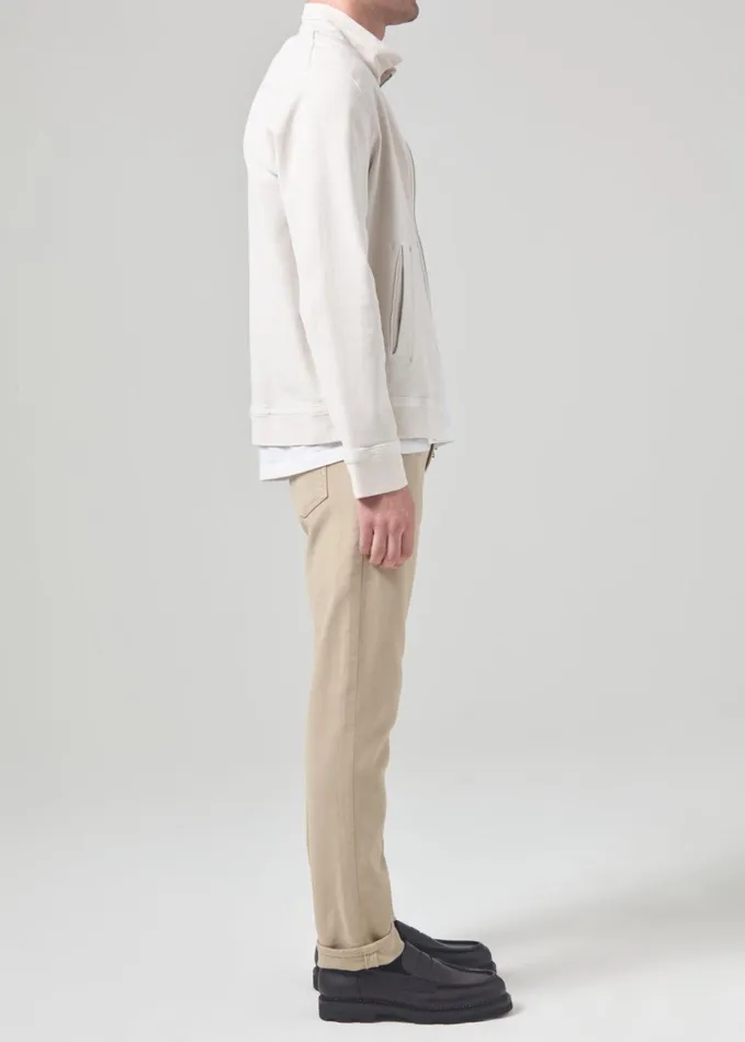 Citizens Of Humanity Adler Slim French Terry In Khaki Classic Men Pants