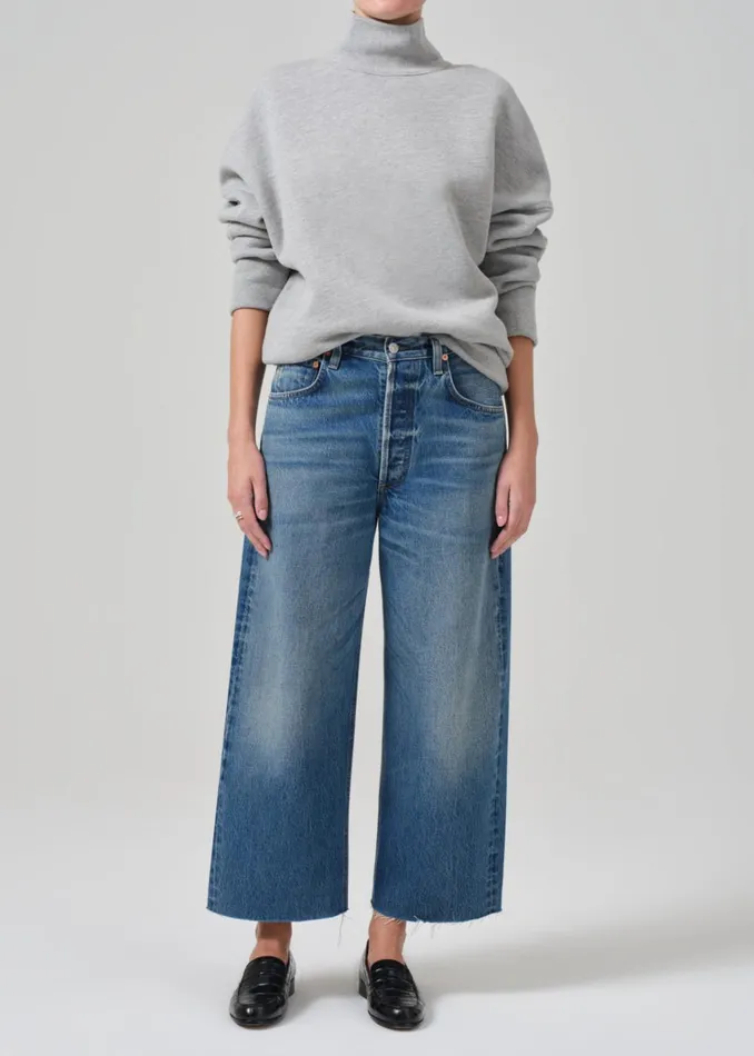 Citizens Of Humanity Ayla Raw Hem Crop In Doheny Women Petite