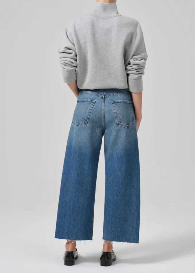 Citizens Of Humanity Ayla Raw Hem Crop In Doheny Women Petite