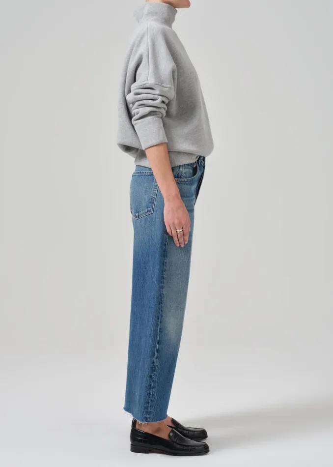 Citizens Of Humanity Ayla Raw Hem Crop In Doheny Women Petite