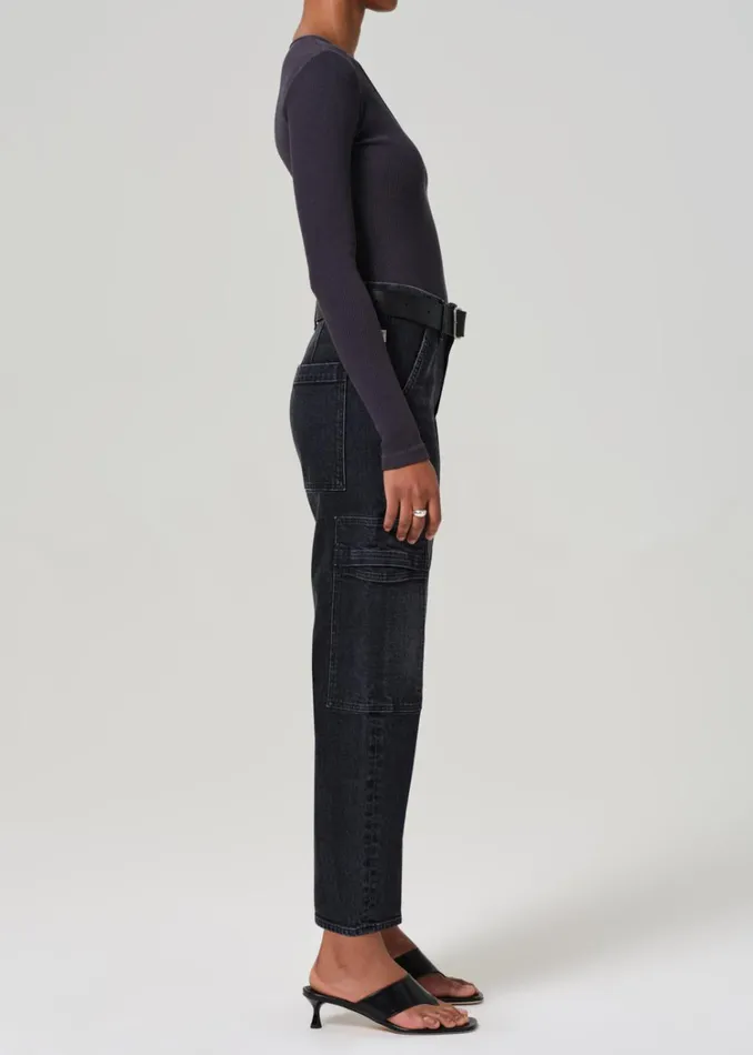 Citizens Of Humanity Marcelle Low Slung Easy Cargo In Trinity Women Jeans