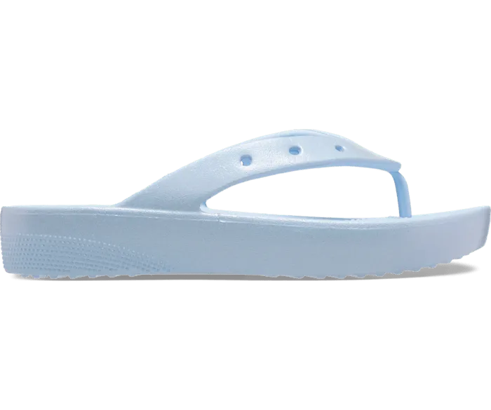 Classic Platform Meta Pearl Flip Blue Calcite Women Crocs Platforms 038 Wedges
