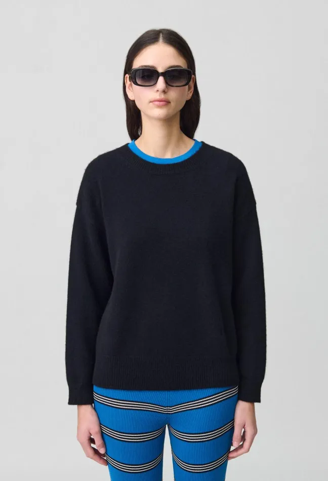 Claudie Pierlot 100 Cashmere Pullover Black Women Knitwear And Cardigans Claudie Pierlot 100 Cashmere Pullover Black Women Knitwear And Cardigans
