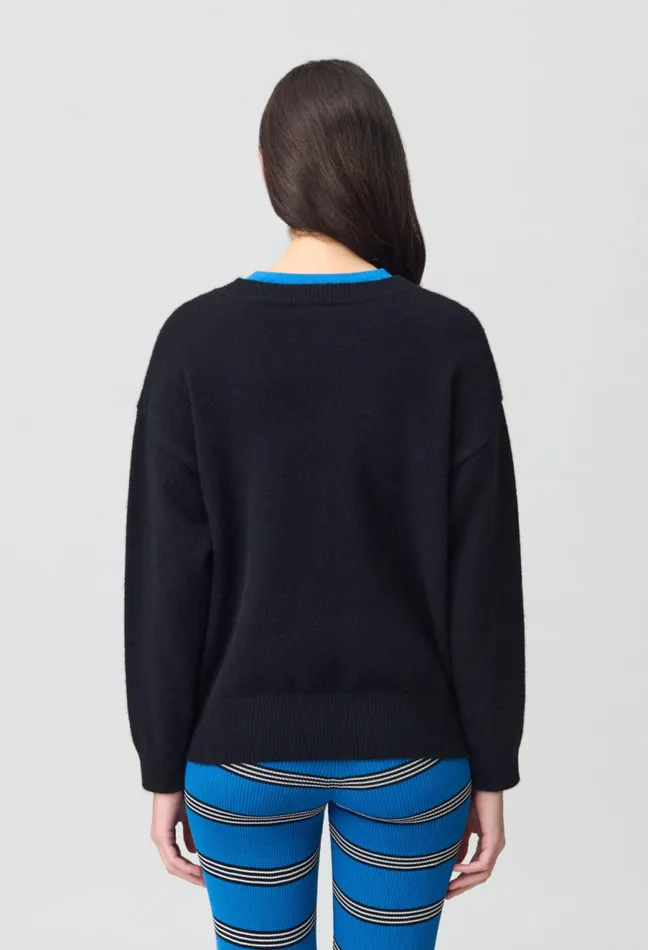 Claudie Pierlot 100 Cashmere Pullover Black Women Knitwear And Cardigans Claudie Pierlot 100 Cashmere Pullover Black Women Knitwear And Cardigans