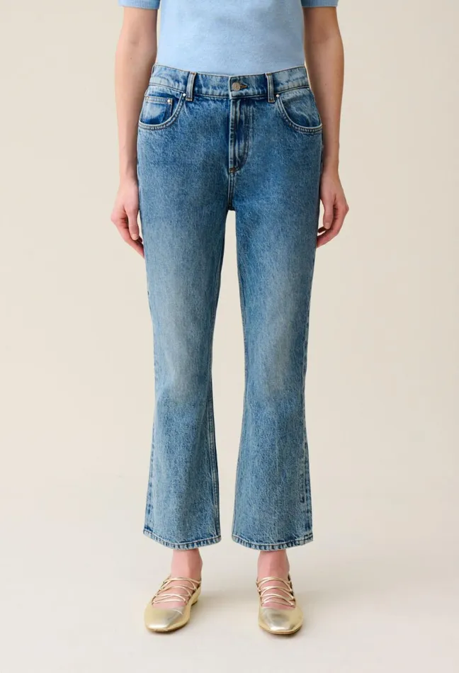 Claudie Pierlot Jean Louis Light Flare Jeans Denim Very Light Blue Women Jeans And Trousers