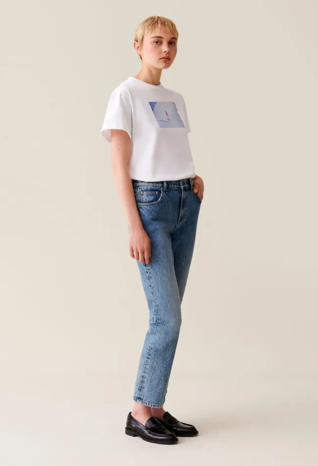 Claudie Pierlot TShirt Of The Month 8211 290824 Ecru Women TShirts Claudie Pierlot TShirt Of The Month 8211 290824 Ecru Women TShirts