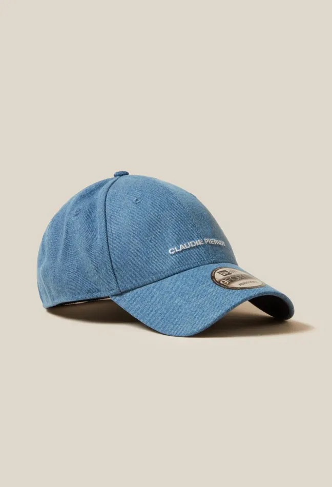 Claudie Pierlot X New Era Denim Cap Light Denim Women Caps Claudie Pierlot X New Era Denim Cap Light Denim Women Caps
