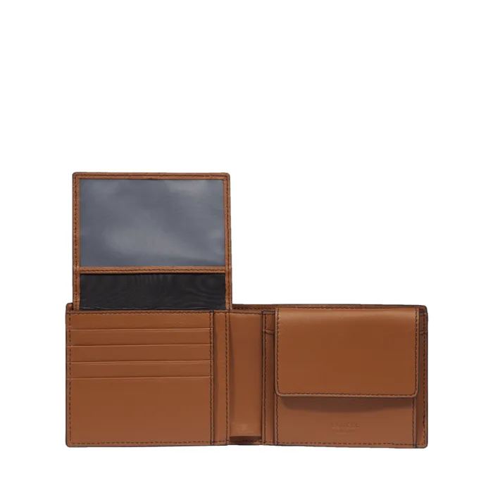 Coin Compartment Wallet8CC With Flap Cognac Men Lancel Purses Coin Compartment Wallet8CC With Flap Cognac Men Lancel Purses