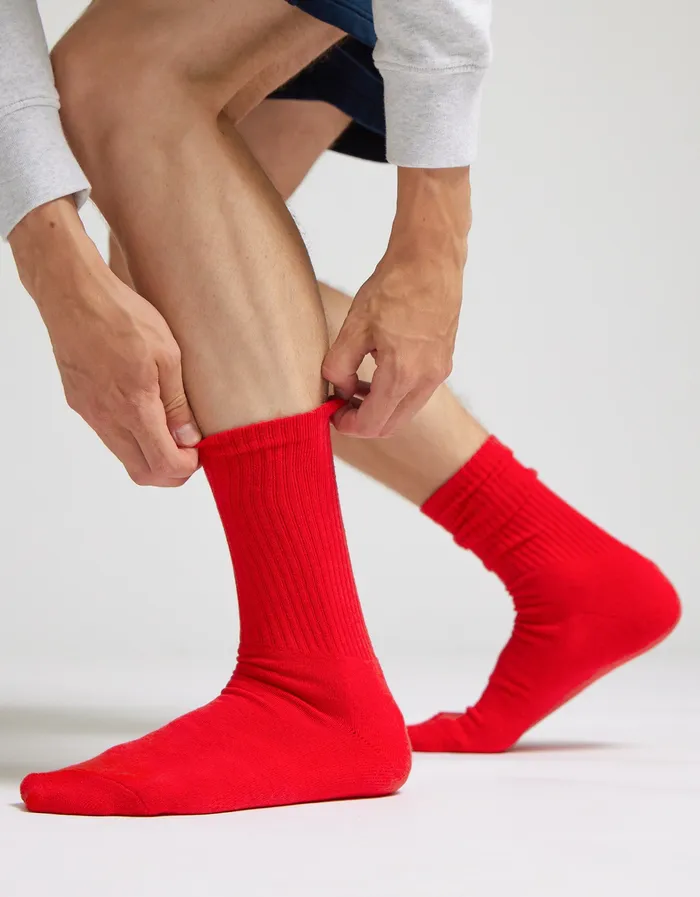 Colorfulstandard Organic Active Sock 8211 Oxblood Red Men Socks