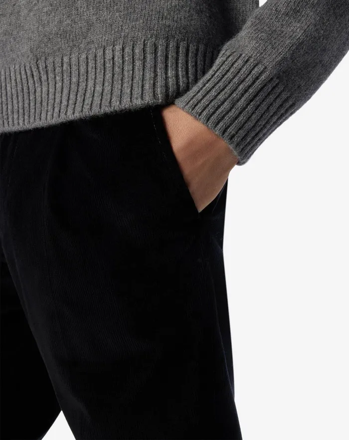 Corneliani Knitwear Grey Wool And Alpaca Crewneck Sweater 8211 Men