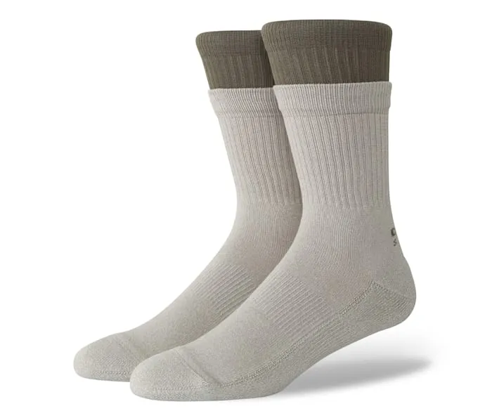 CrocSocks Double Welt Crew Elephant MenWomen Crocs Socks