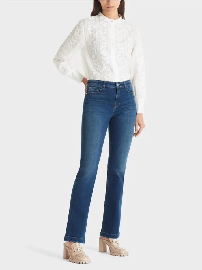 Damen Marc Cain Jeans 034Rethink Together034 Jeans FARO Blue Denim