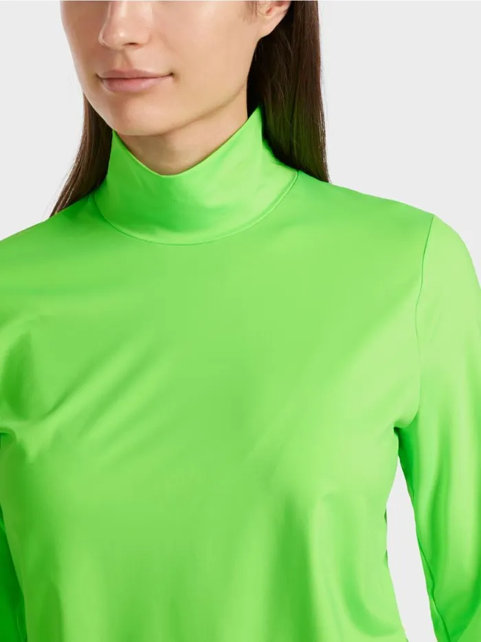 Damen Marc Cain Shirts and Tops Krpernahes LangarmShirt Bright Shocking Green