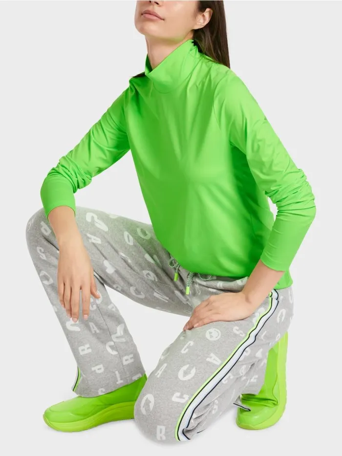 Damen Marc Cain Shirts and Tops Krpernahes LangarmShirt Bright Shocking Green